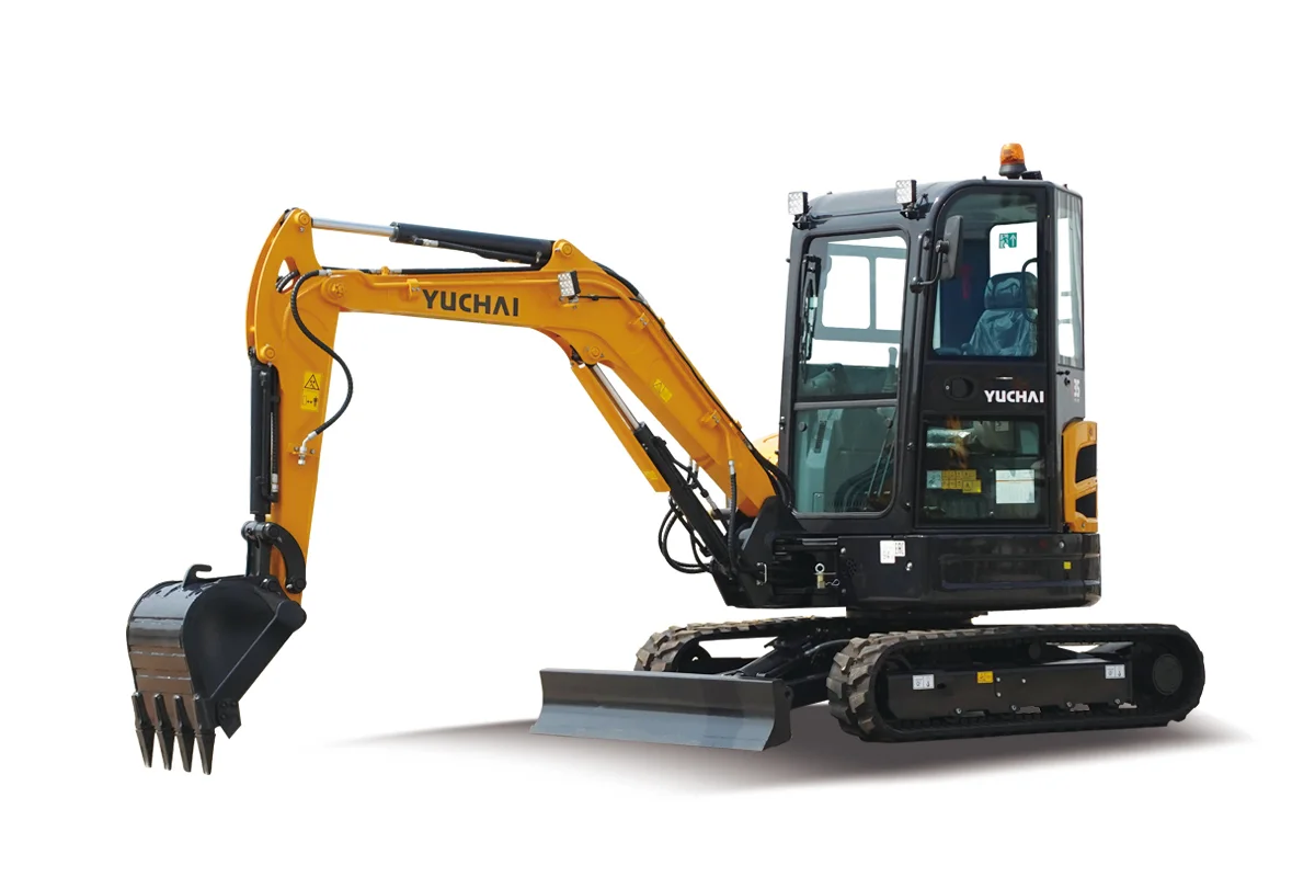 Yuchai U35 excavator with enclosed cab